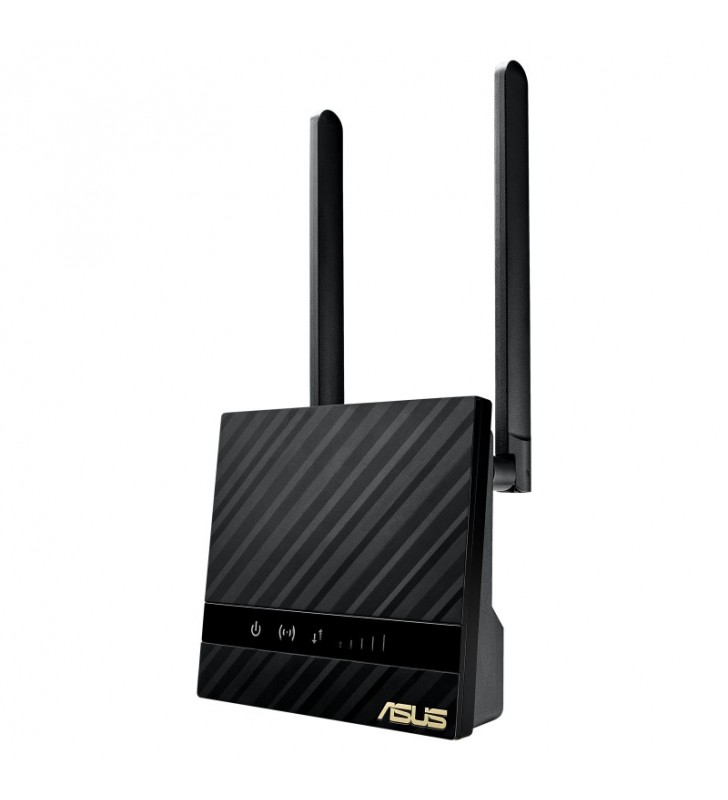 ASUS 4G-N16 router wireless Gigabit Ethernet Bandă unică (2.4 GHz) Negru
