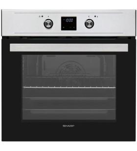 Sharp K-61DX28IM0-EU EEK: A built-in oven, 60cm wide, 69L, pyrolytic cleaning, ActiveCool, AntiFingerprint, DoorSwitch, SoftClosing, Inox (stainless steel)