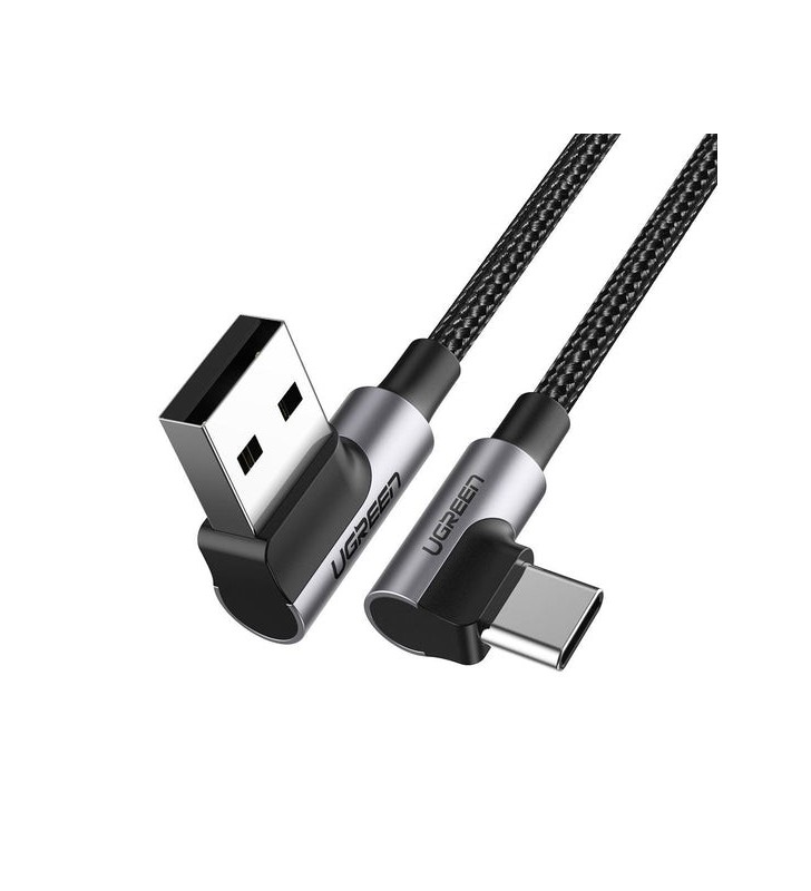 Ugreen 20856 cabluri USB USB 2.0 USB A USB C Negru, Argint
