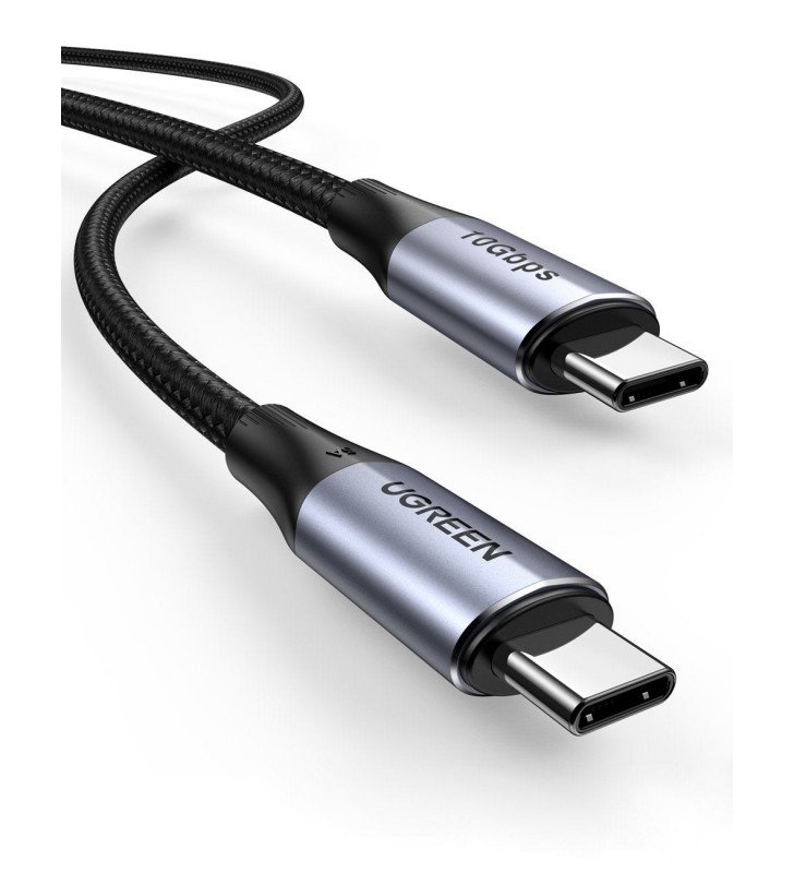 Ugreen 80150 cabluri USB USB 3.2 Gen 2 (3.1 Gen 2) USB C Negru