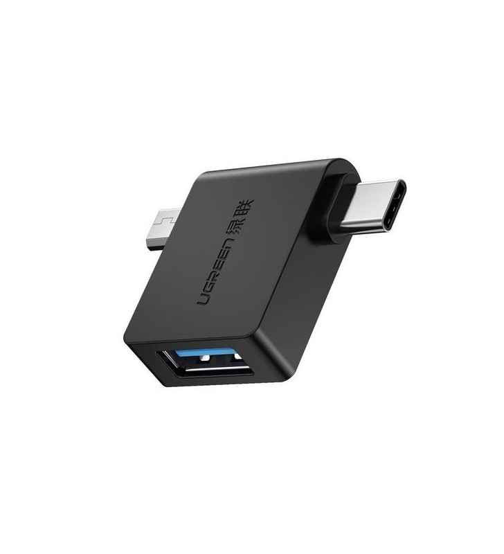 Ugreen 30453 adaptor mufă cablu USB-C/Thunderbolt 3 USB 3.0 A Negru