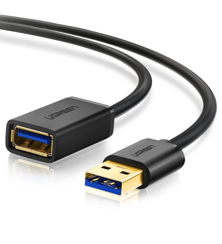 Ugreen 10368 cabluri USB 1 m USB 3.2 Gen 1 (3.1 Gen 1) USB A Negru