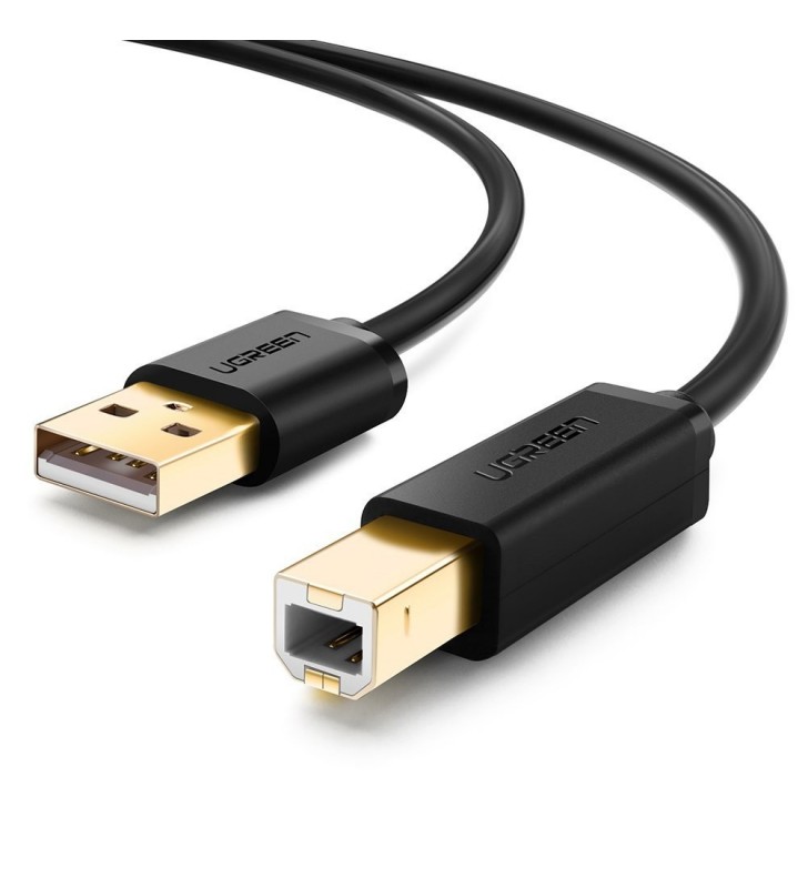 Ugreen 10350 cabluri USB 1,5 m USB 2.0 USB A USB B Negru