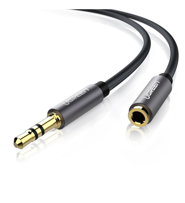Ugreen 10592 cablu audio 1 m 3.5mm Negru