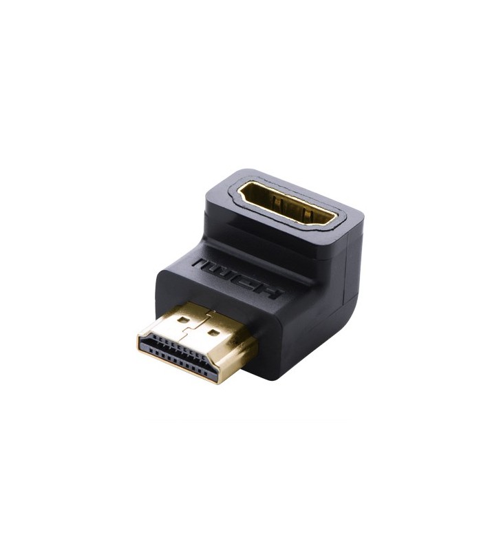 Ugreen 20109 adaptor pentru cabluri video HDMI Negru, De aur