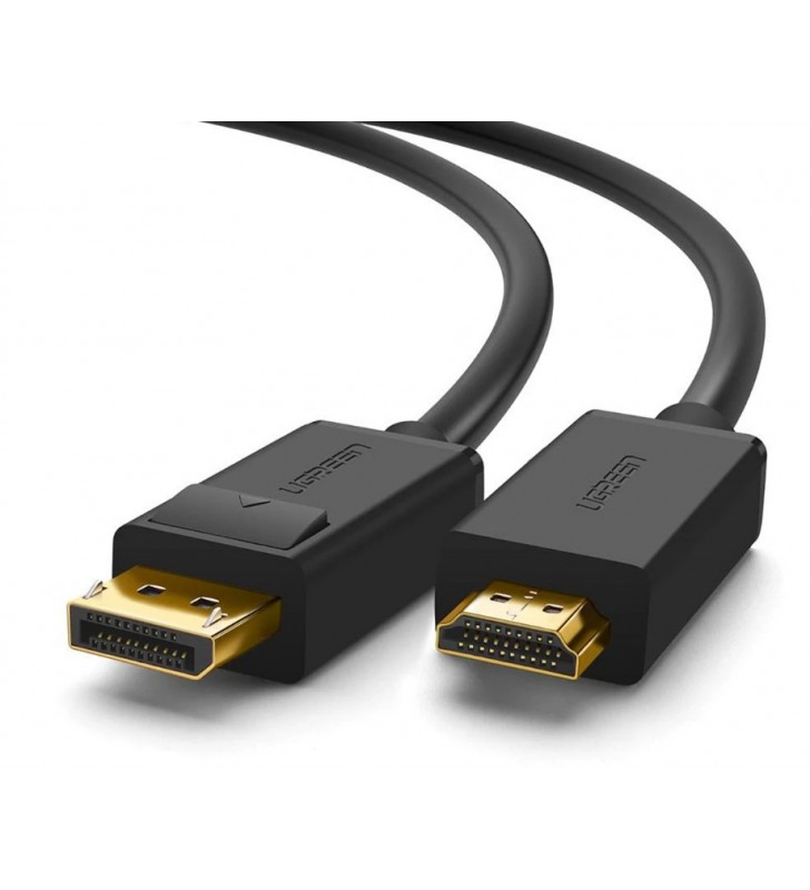 Ugreen 10239 adaptor pentru cabluri video 1,5 m DisplayPort HDMI Negru