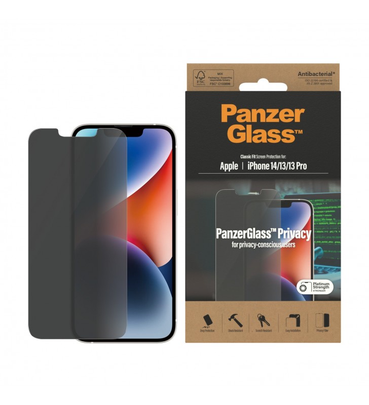 PanzerGlass Classic Fit Privacy Apple i Protecție ecran transparentă 1 buc.