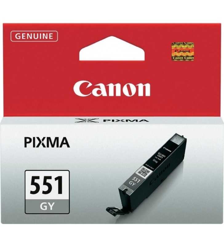 Cartus cerneala Original Canon CLI-551Gr  Grey, compatibil IP7250/MG5450/MG6350 "BS6512B001AA"