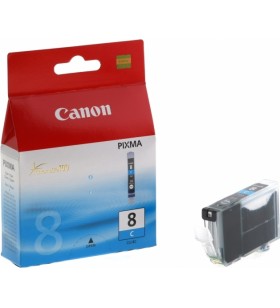 Cartus cerneala Original Canon CLI-8C  Cyan, compatibil iP4200 "BS0621B001AA"