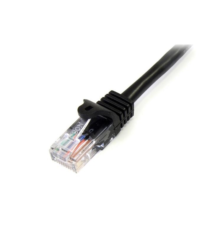 StarTech.com 45PAT7MBK cabluri de rețea 7 m Cat5e U/UTP (UTP) Negru