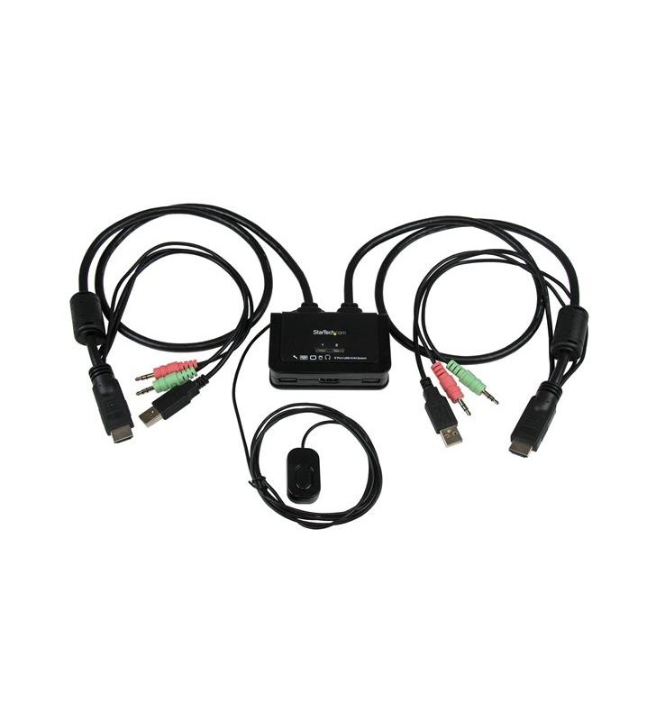 StarTech.com SV211HDUA switch-uri pentru tastatură, mouse și monitor (KVM) Negru