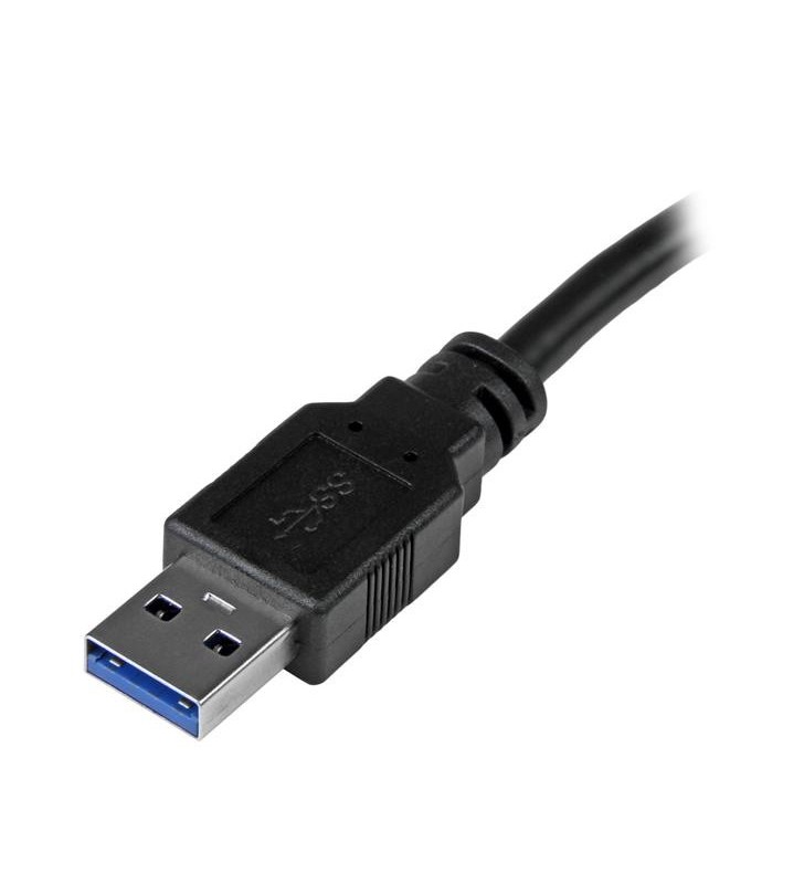 StarTech.com USB312SAT3CB cabluri prelungitoare cu mufe mamă/tată USB 3.1 A SATA 7+15 pin Negru