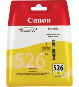 Cartus cerneala Original Canon Yellow, CLI-526Y, Pixma Ip4850 mg5150/5250 6150 8150 "BS4543B001AA"