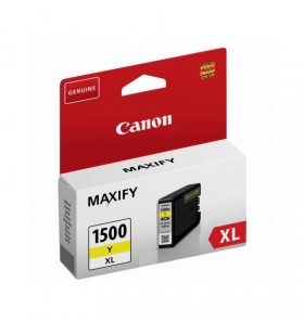 Cartus Cerneala Original Canon Yellow, PGI-1500XLY, pentru Maxify MB2050/2150/2350/2750, "BS9195B001AA"