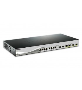 D-Link DXS-1210-12TC switch-uri Gestionate L2 10G Ethernet (100/1000/10000) Negru, Argint 1U