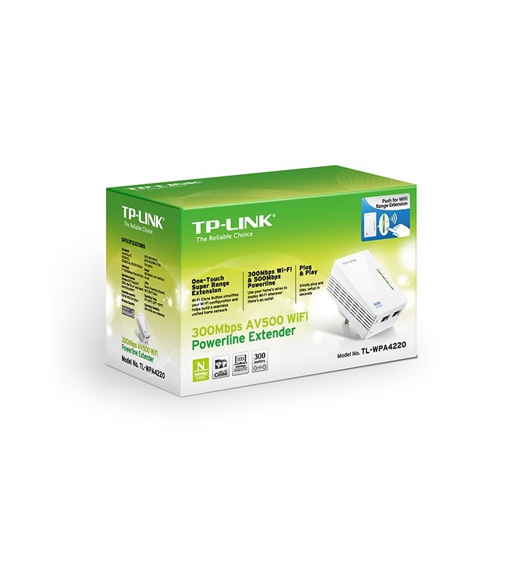 TP-LINK AV500 300 Mbit/s Ethernet LAN Wi-Fi Alb 1 buc.