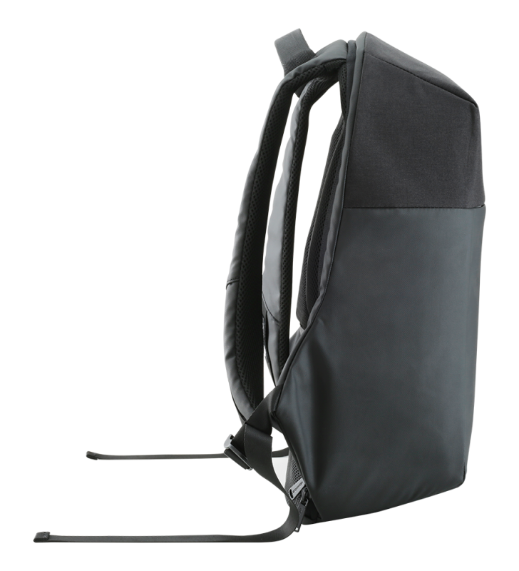 Anti-theft backpack for 15.6"-17" laptop, material 900D glued polyester and 600D polyester, black, USB cable length0.6M, 400x210