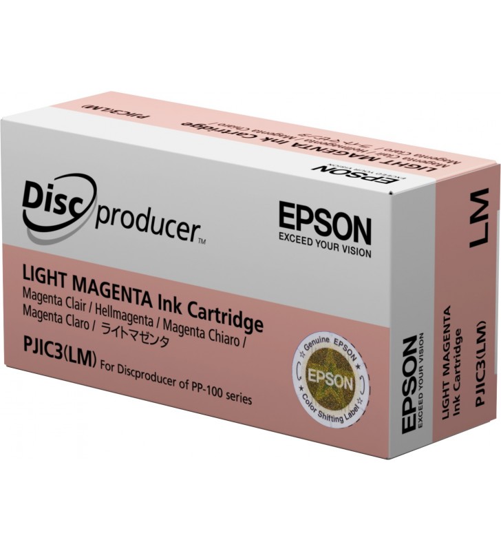 Epson Discproducer Ink Cartridge, Light Magenta (MOQ10)