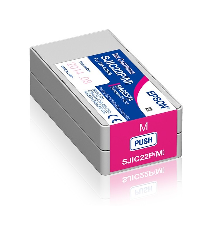 Epson SJIC22P(M): Ink cartridge for ColorWorks C3500 (Magenta)