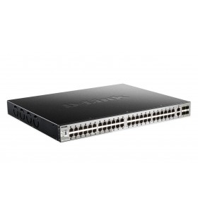 D-Link DGS-3130-54PS Gestionate L3 Gigabit Ethernet (10/100/1000) Negru, Gri Power over Ethernet (PoE) Suport