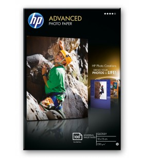 HP Q8692A hârtii fotografică Negru, Albastru, Alb Glasată