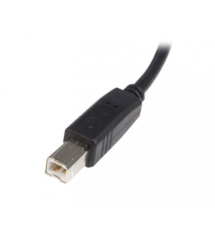 StarTech.com 0.5m, USB 2.0 A/USB 2.0 B, M/M cabluri USB 0,5 m USB A USB B Negru