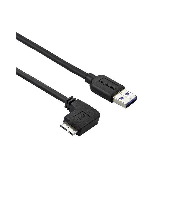 StarTech.com USB3AU2MLS cabluri USB 2 m 3.2 Gen 1 (3.1 Gen 1) USB A Micro-USB B Negru