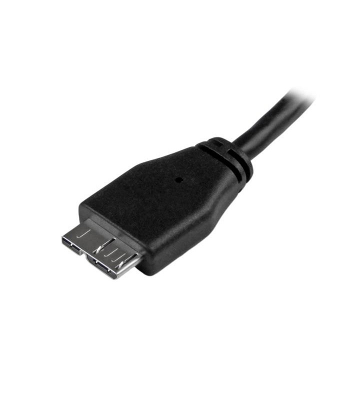 StarTech.com USB3AUB3MS cabluri USB 3 m 3.2 Gen 1 (3.1 Gen 1) USB A Micro-USB B Negru