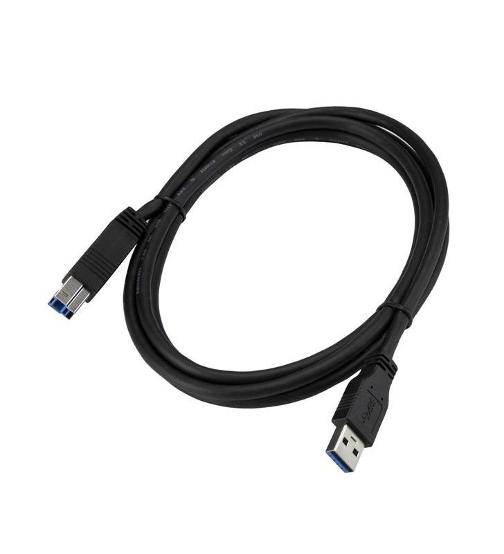 StarTech.com USB3CAB2M cabluri USB 2 m 3.2 Gen 1 (3.1 Gen 1) USB A USB B Negru
