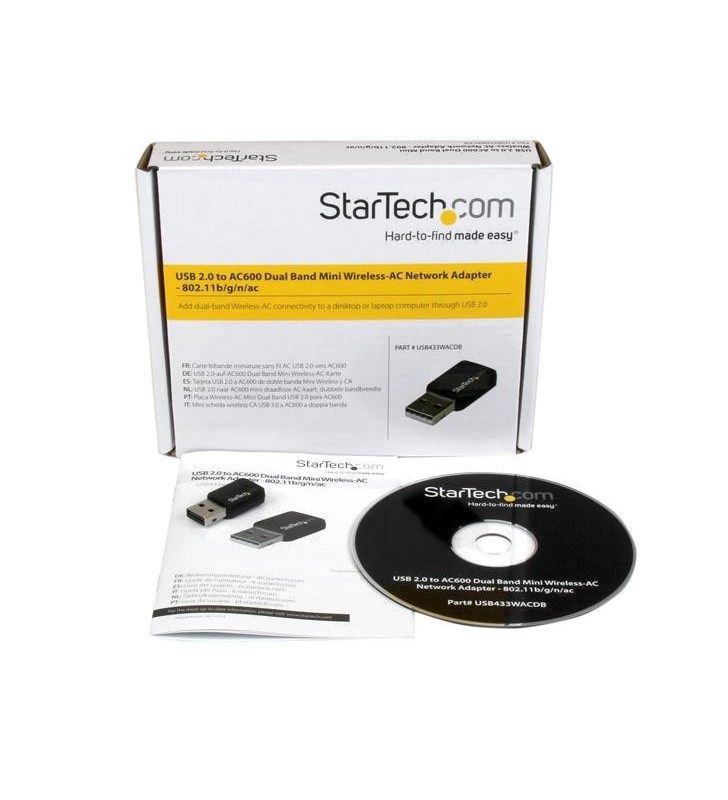 StarTech.com USB433WACDB plăci de rețea WLAN 433 Mbit/s