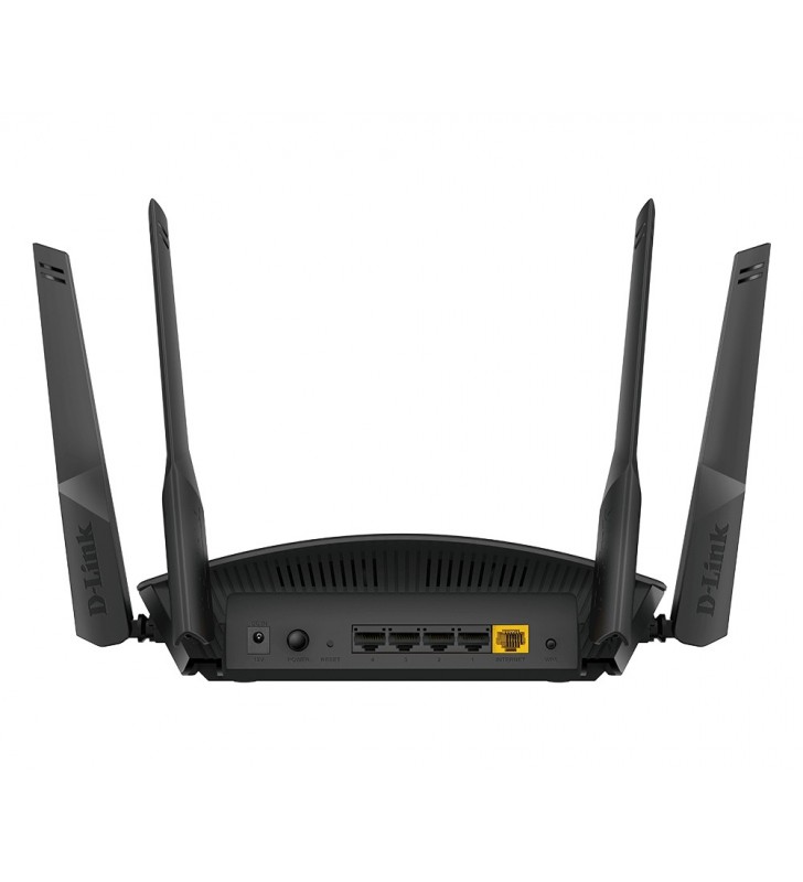 D-Link DIR-X1860 router wireless Bandă dublă (2.4 GHz/ 5 GHz) Gigabit Ethernet Negru