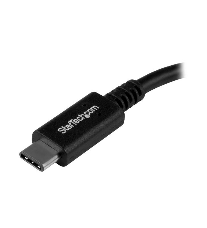 StarTech.com USB31CAADP cabluri USB 0,15 m 3.2 Gen 1 (3.1 Gen 1) USB C USB A Negru