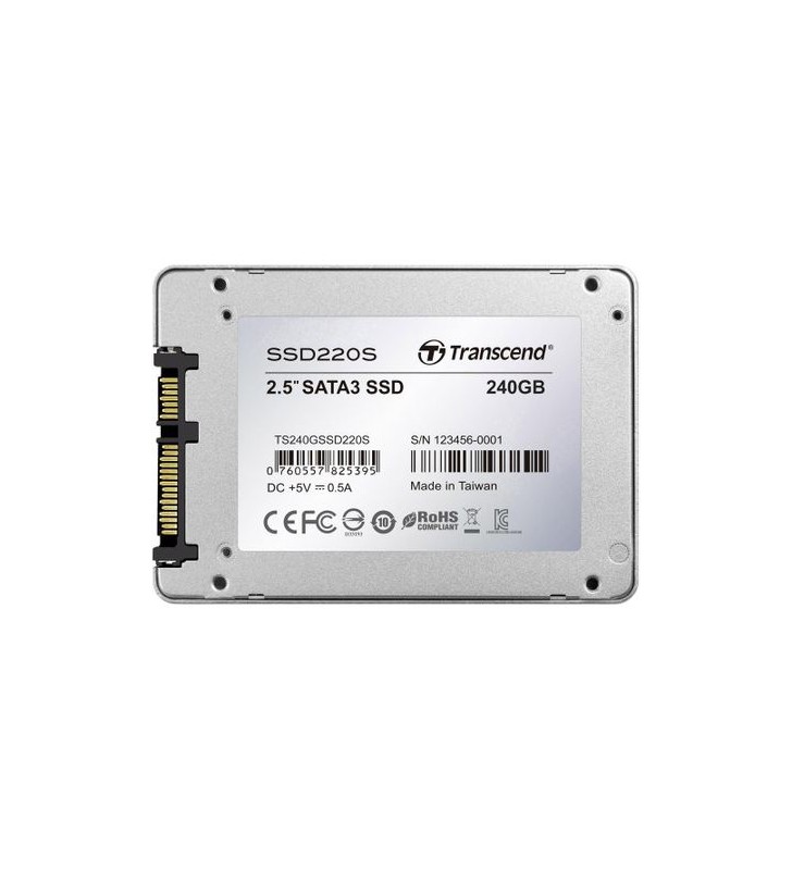 Solid State Drive (SSD) Transcend 220S Premium Series, 240GB, 2.5", SATA III
