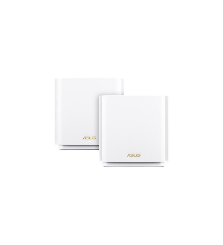 ASUS ZenWiFi AX (XT8) router wireless Tri-band (2.4 GHz / 5 GHz / 60 GHz) Gigabit Ethernet Alb
