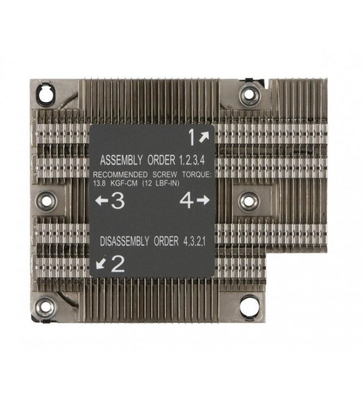 Supermicro SNK-P0067PD sisteme de răcire pentru calculatoare Procesor Radiator