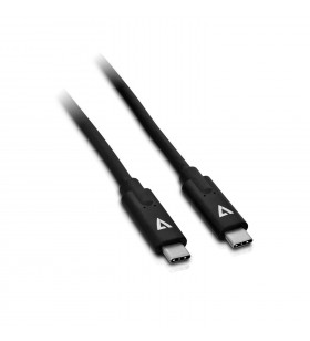 V7 V7UCC-1M-BLK-1E cabluri USB USB C Negru