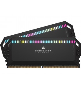 CORSAIR Dominator Platinum RGB 64GB (2 x 32GB) 288-Pin PC RAM DDR5 5600 (PC5 44800) Desktop Memory Model CMT64GX5M2B5600Z40K