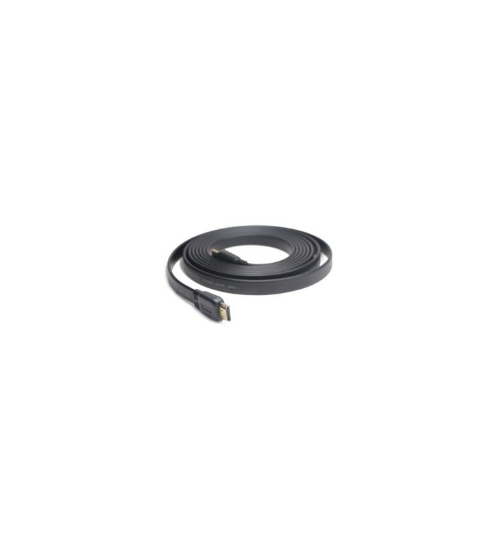 Gembird plat cablu HDMI mascul-mascul, 1 m, culoare neagră (CC-HDMI4F-1M)