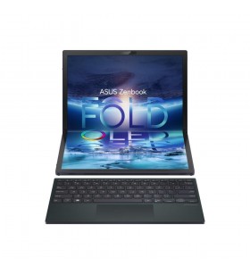 Laptop 2 in 1 ASUS Zenbook 17 Fold OLED UX9702AA-MD007X, Intel Core i7-1250U pana la 4.7GHz, 17.3" 2.5K Touch, 16GB, SSD 1TB, Intel Iris Xe, Windows 11 Pro, negru