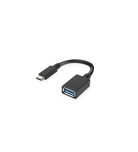 Lenovo LenovoUSB-CtoUSB-AAdapter cabluri USB 0,14 m USB 3.2 Gen 1 (3.1 Gen 1) USB C USB A Negru