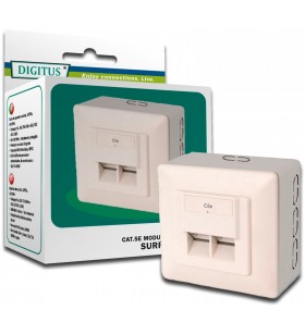 DIGITUS CAT5E MODULAR WALL/OUTLET SHIELDED