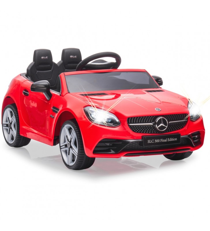 Jamara Ride-on Mercedes-Benz SLC, vehicul pentru copii (rosu, 12V)