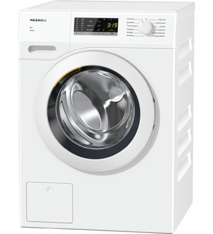 Miele WCA030 WCS Active mașini de spălat Încărcare frontală 7 kilograme 1400 RPM B Alb