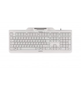 CHERRY KC 1000 SC tastaturi USB QWERTZ Germană Gri