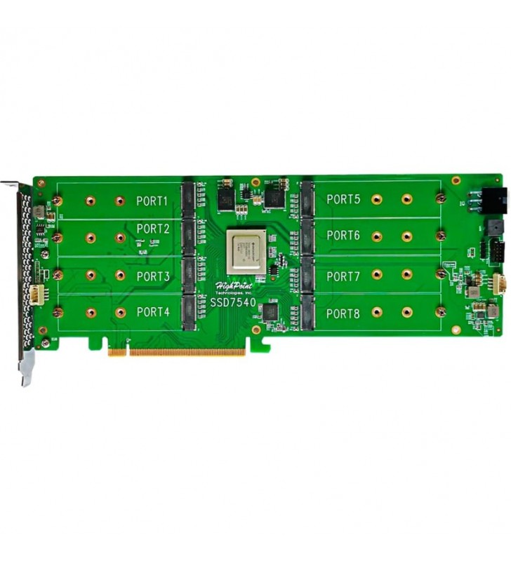 HighPoint SSD7540 PCIe Gen4 8x M.2 NVMe, controler
