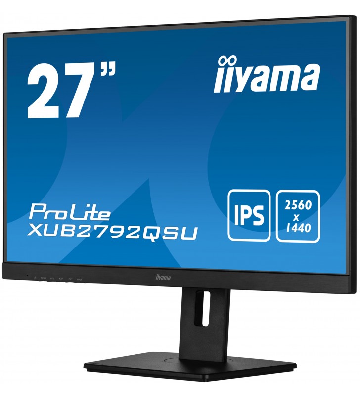 iiyama XUB2792QSU-B5 monitoare LCD 68,6 cm (27") 2560 x 1440 Pixel Full HD LED Negru
