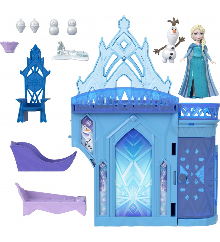 Mattel Doll + Small Playset - Elsa căsuțe pentru păpuși