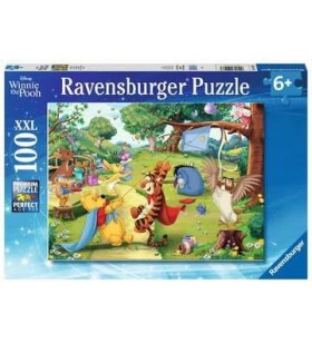 Ravensburger Winnie the Pooh - Pooh to the Rescue Puzzle (cu imagine) fierăstrău 100 buc. Desene animate