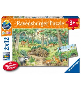 Ravensburger 05673 puzzle-uri Puzzle (cu imagine) fierăstrău 12 buc. Animale