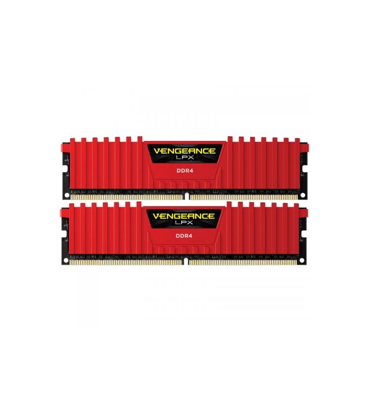 Kit Memorie Corsair Vengeance LPX Red 16GB DDR4-3200Mhz, CL16 Dual Channel